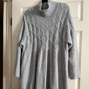 Free People Jaci Sweater Dress Gray M